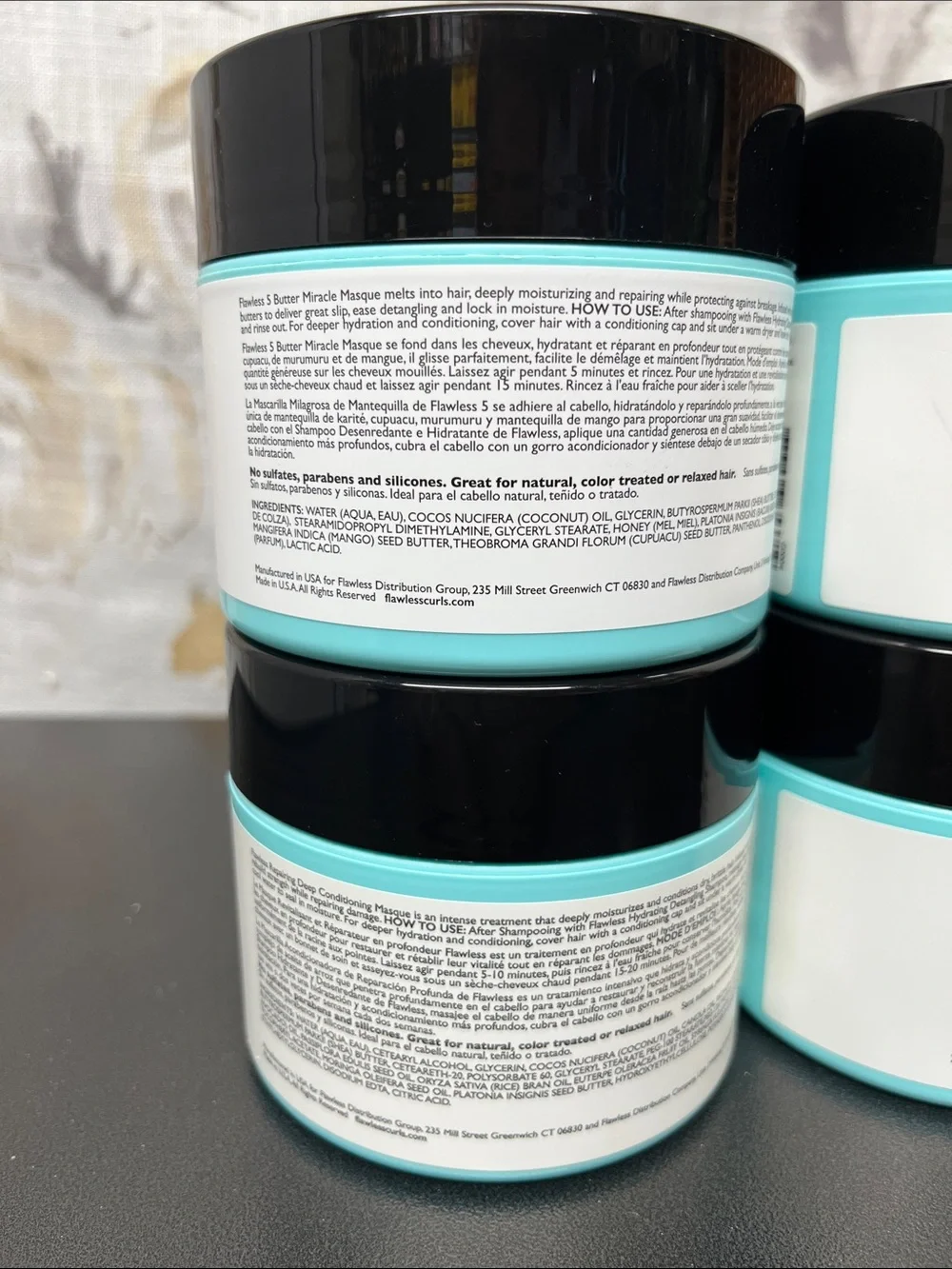 4 FLAWLESS by Gabrielle Union Hair Masque Set – Deep Repairing and 5 Butter